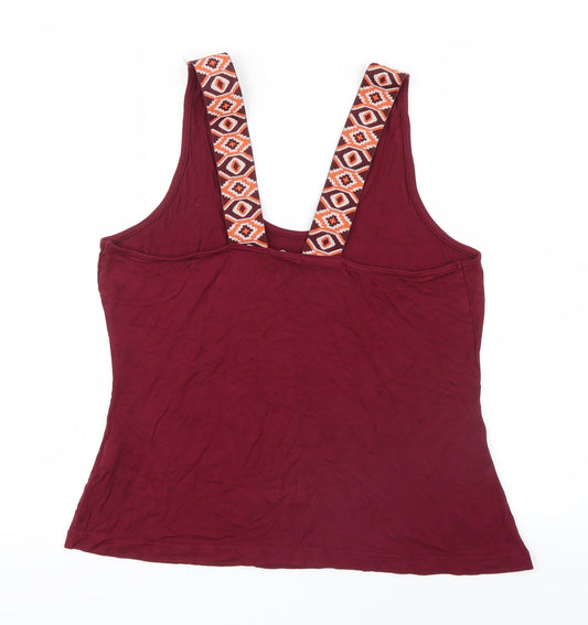 River Island Womens Purple Basic Tank Size 12