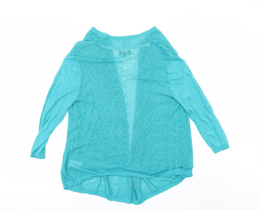 Papaya Womens Green Cardigan Jumper Size M