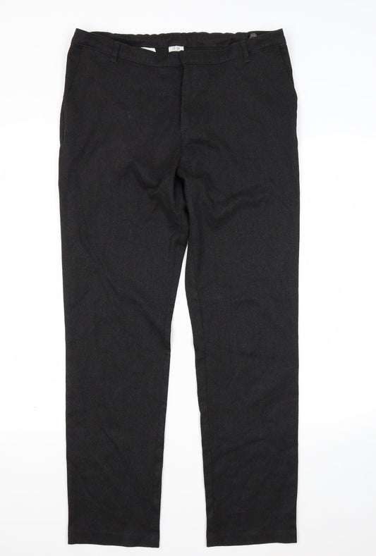George Boys Grey Dress Pants Trousers Size 16 Years
