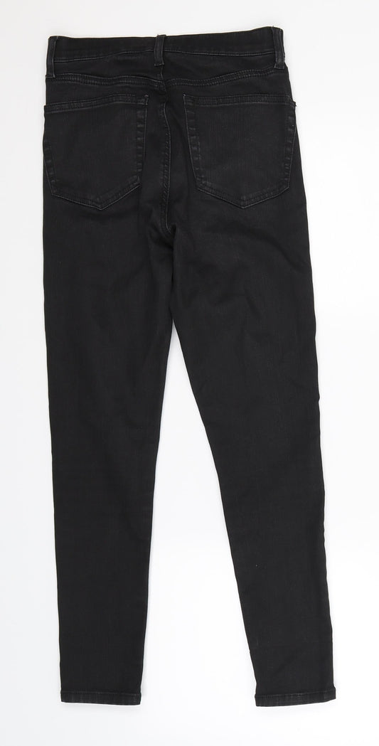 Topshop Womens Black Denim Jegging Jeans Size 28 in L24 in