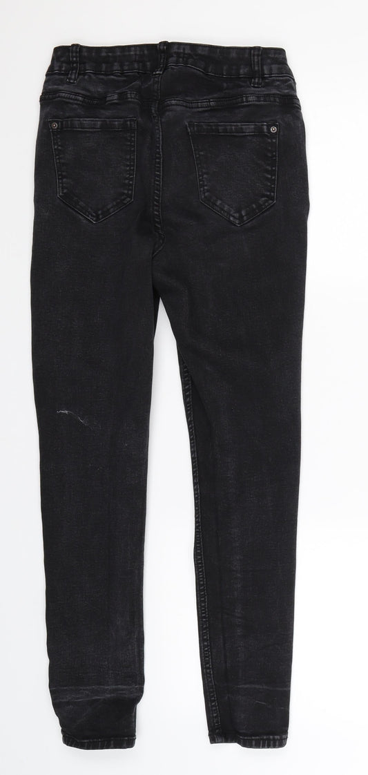 New Look Womens Black Denim Skinny Jeans Size 10 L27 in
