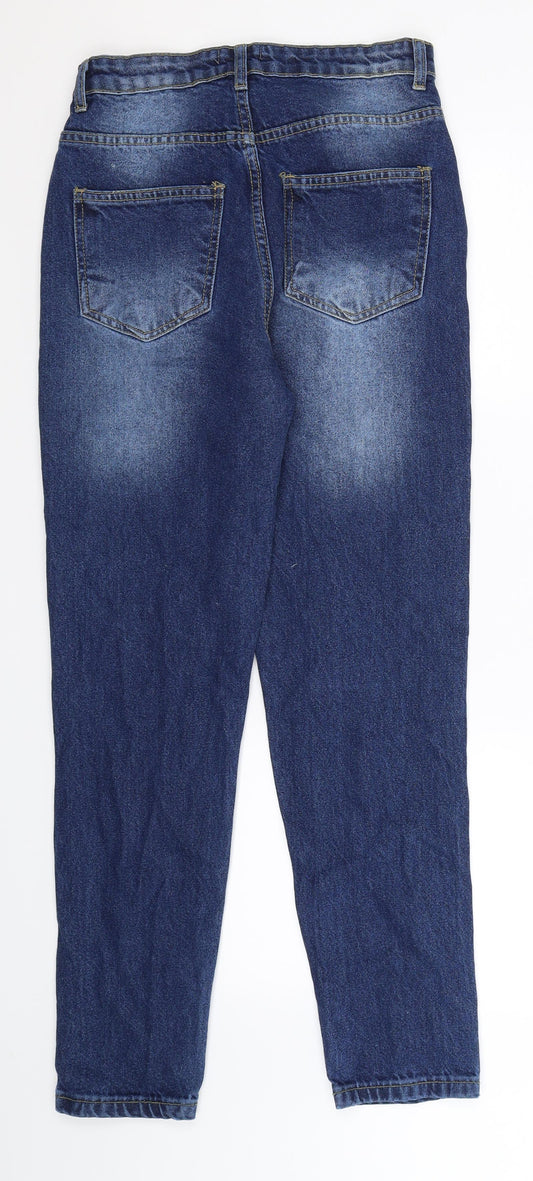 I SAW IT FIRST Womens Blue Denim Straight Jeans Size 6 L29 in
