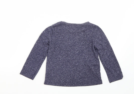 George Girls Blue Basic T-Shirt Size 2-3 Years