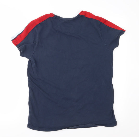 Couture Mens Blue Jersey T-Shirt Size M