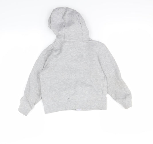 Adams boys Boys Grey Cardigan Jumper Size 7 Years