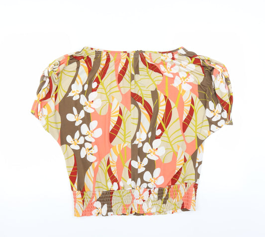 Skyes the limit Womens Multicoloured Floral Basic Blouse Size L