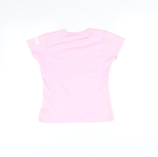 Fortnite Girls Pink Basic T-Shirt Size S