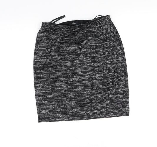 Papaya Womens Blue Mini Skirt Size 8