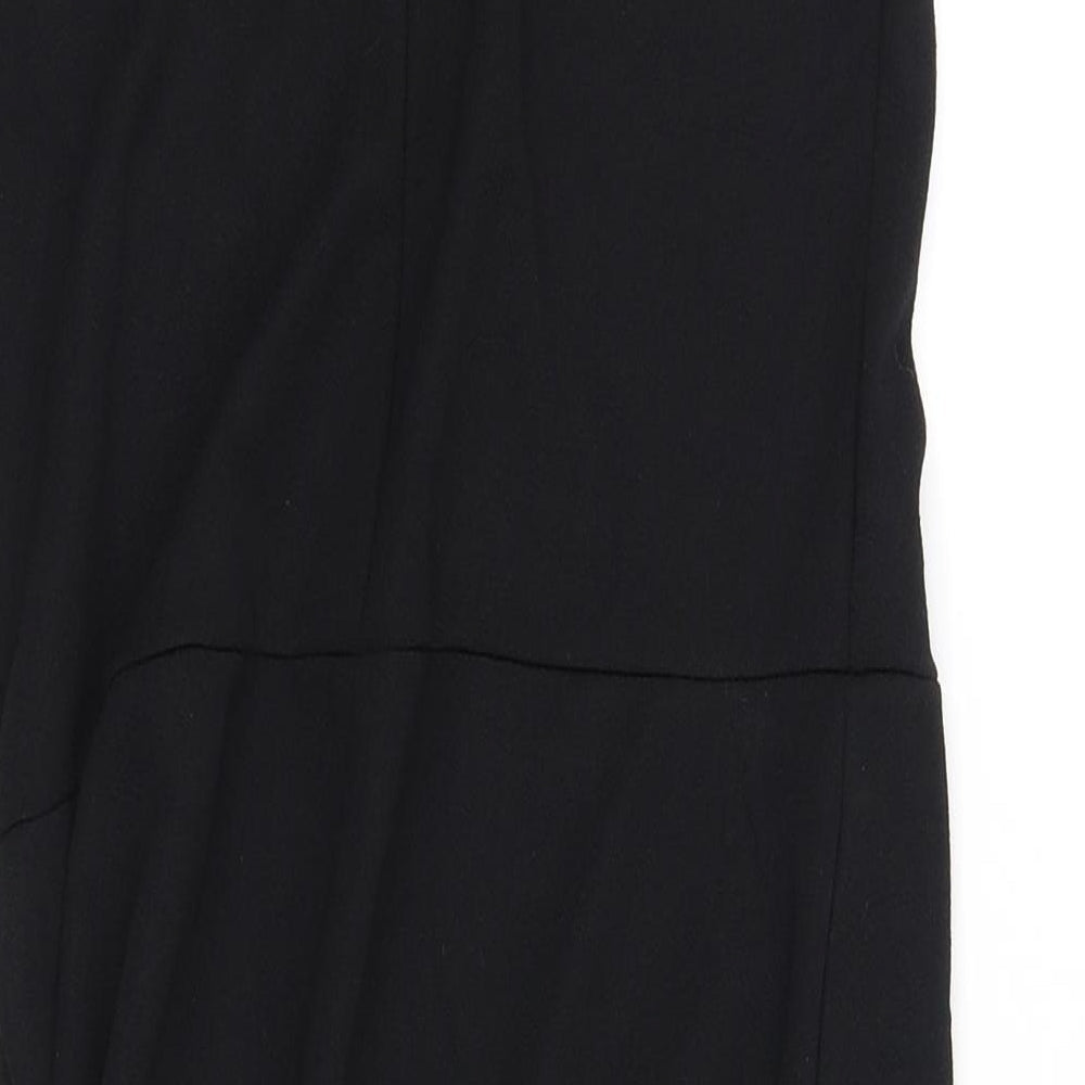 Miss Posh Womens Black Fit & Flare Size S