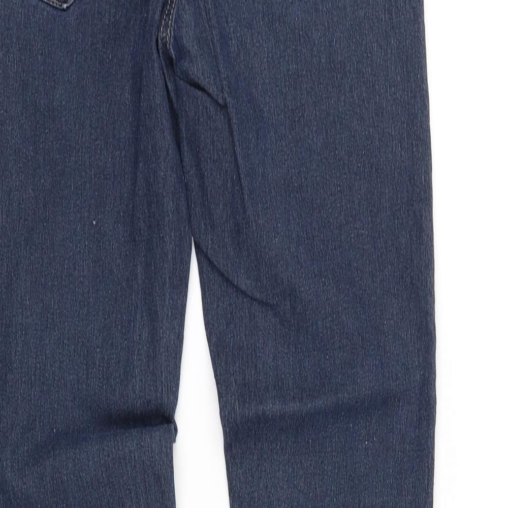 deniem co Womens Blue Straight Jeans Size 8 L29 in