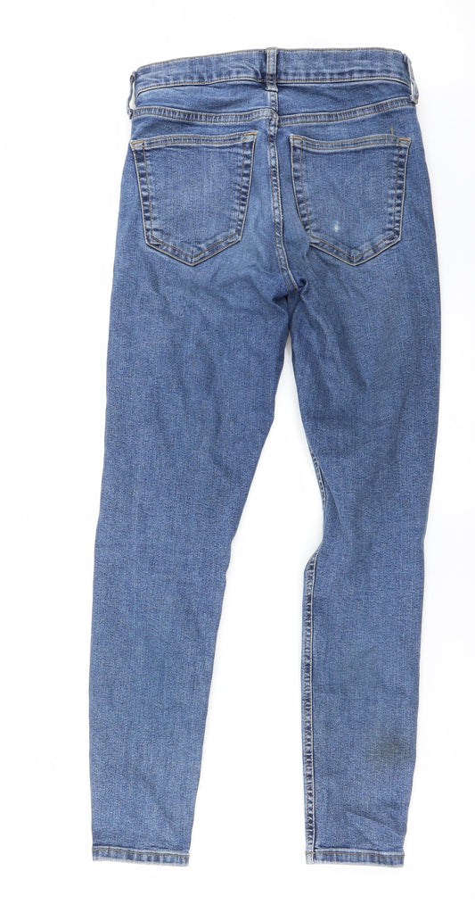 Preworn Womens Blue Skinny Jeans Size 26 in L30 in