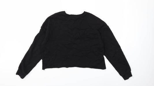 Primark Girls Black Pullover Sweatshirt Size 14 Years