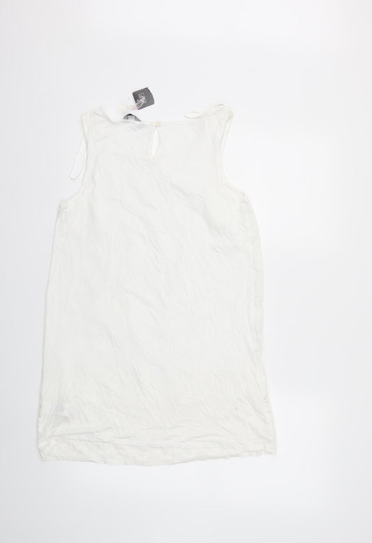 F&F Womens White Shift Size 12