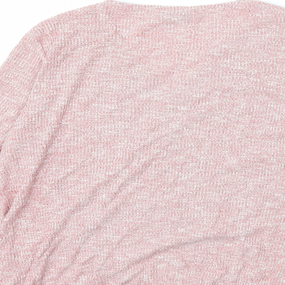 Brand and care label for Papaya women’s red jumper, size UK 12