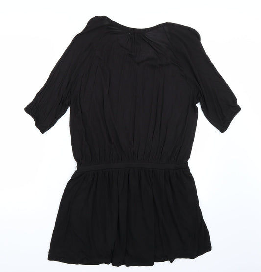 Mango Womens Black A-Line Size M