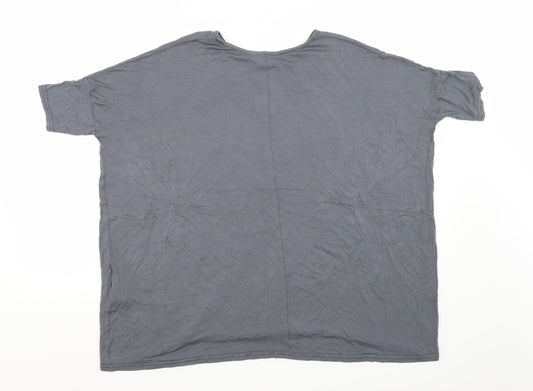 Newlook Womens Grey Basic T-Shirt Size 12