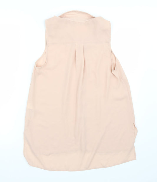 Newlook Womens Pink Basic Button-Up Size 12