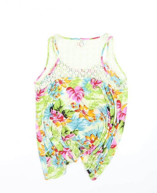 Lottie Womens Blue Basic Tank Size 8