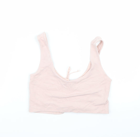 Topshop Womens Pink Basic Tank Size 6