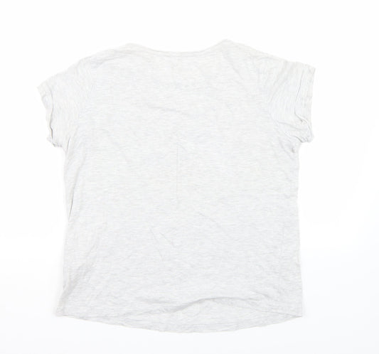 Primark Girls Grey Basic T-Shirt Size 12 Years