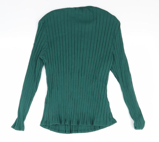 Preworn Womens Green Pullover Jumper Size S