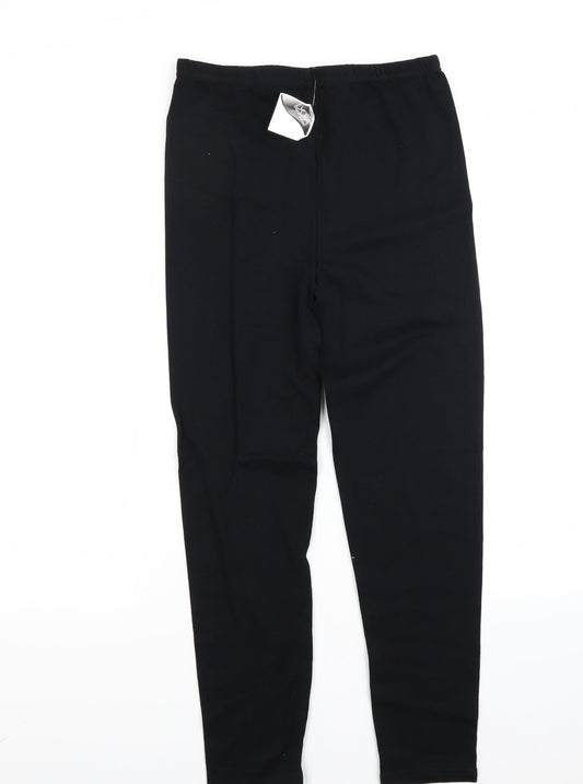 Dupont` Womens Black Jogger Leggings Size S L26 in