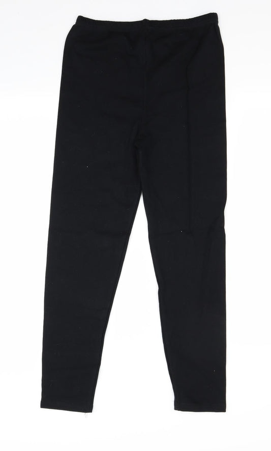 Dupont` Womens Black Jogger Leggings Size S L26 in