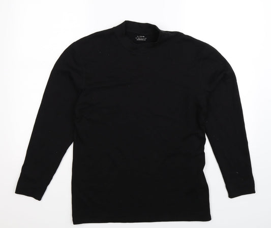 Preworn Womens Black Pullover Sweatshirt Size XL