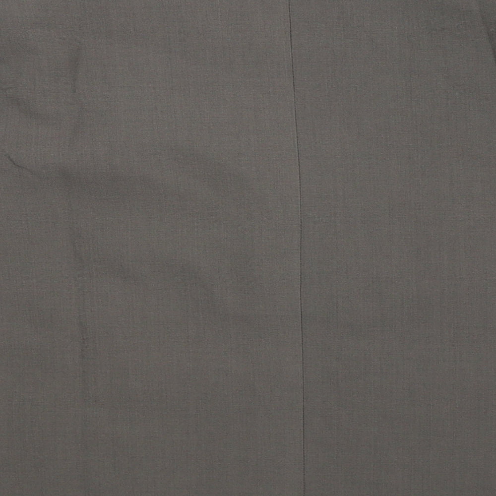 Brand and care label for Du Cloud women’s grey jacket suit jacket, size L
