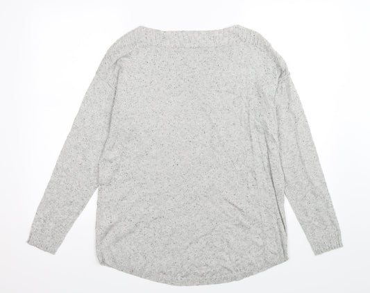 NEXT Womens Grey Knit Pullover Jumper Size 14