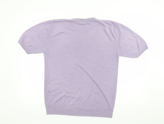 Bonmarché Womens Purple Pullover Jumper Size M