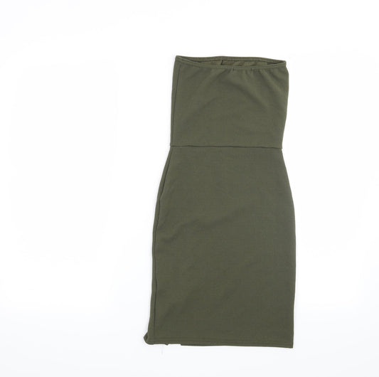 Pretty Little Thing Womens Green Bodycon Size 4
