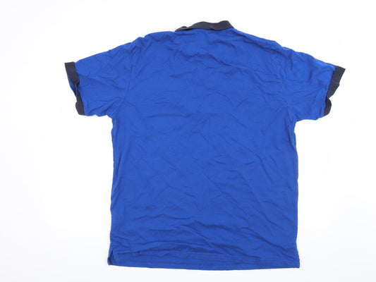 Atlas for Men Mens Blue Polo Size M