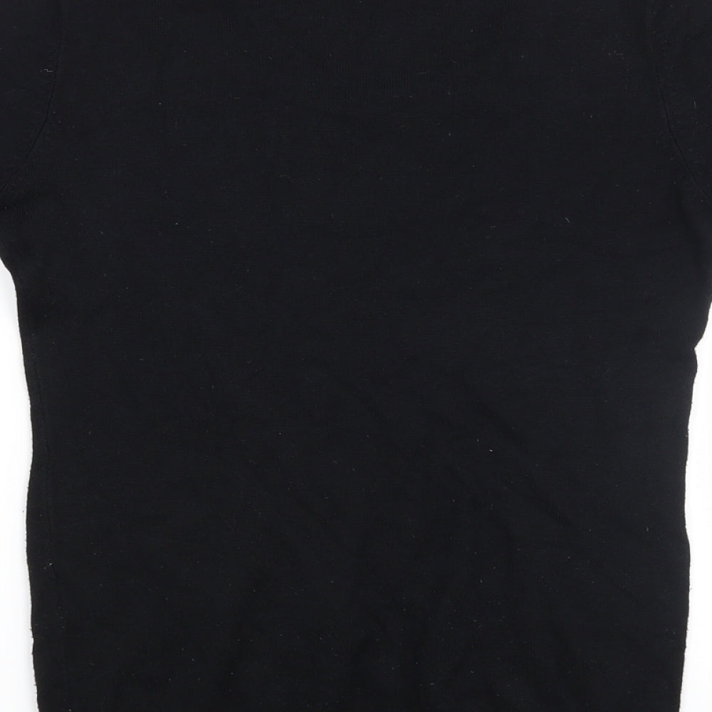 Brand and care label for Miso women’s black jumper, size UK 10