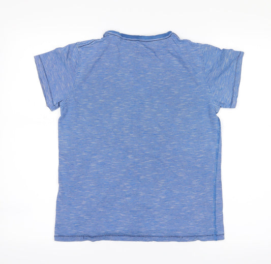 NEXT Boys Blue Striped Basic T-Shirt Size 12 Years