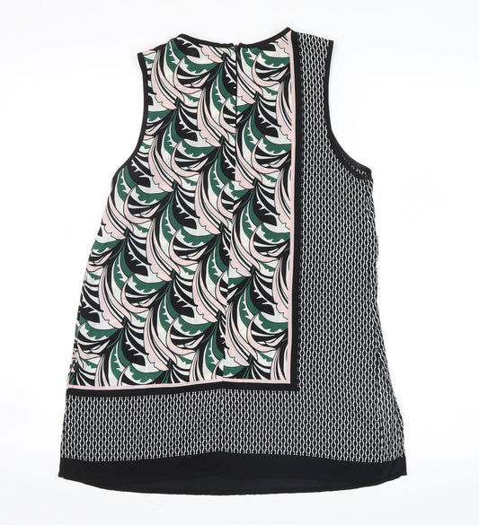 Warehouse Womens Pink Floral Basic Tank Size 8
