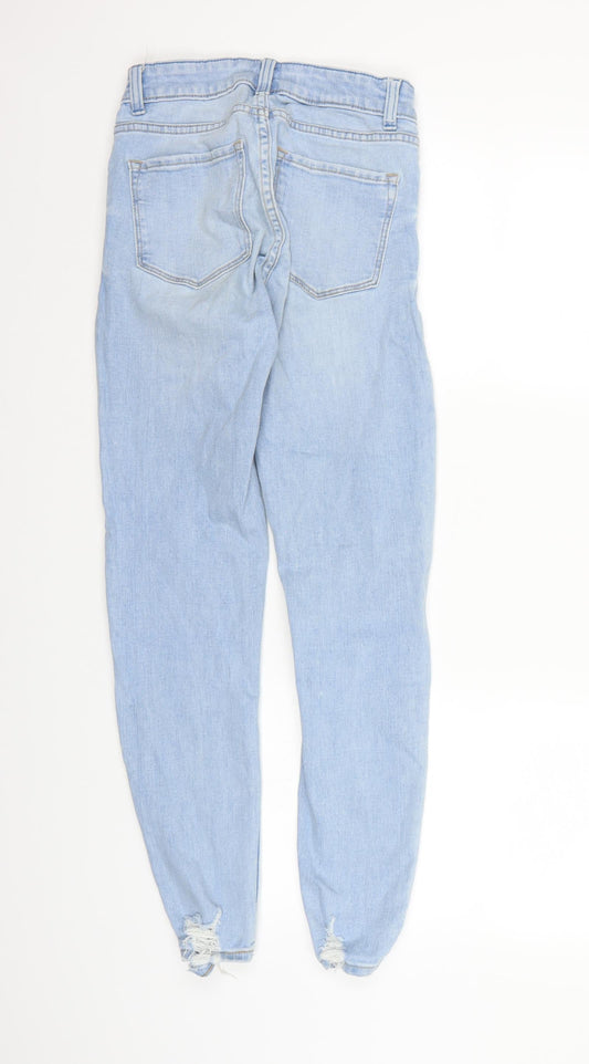Denim co. Womens Blue Denim Skinny Jeans Size 6 L28 in