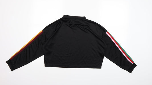 New Look Girls Black Pullover Sweatshirt Size 12-13 Years