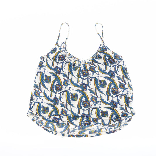 H&M Womens Blue Floral Camisole Tank Size S