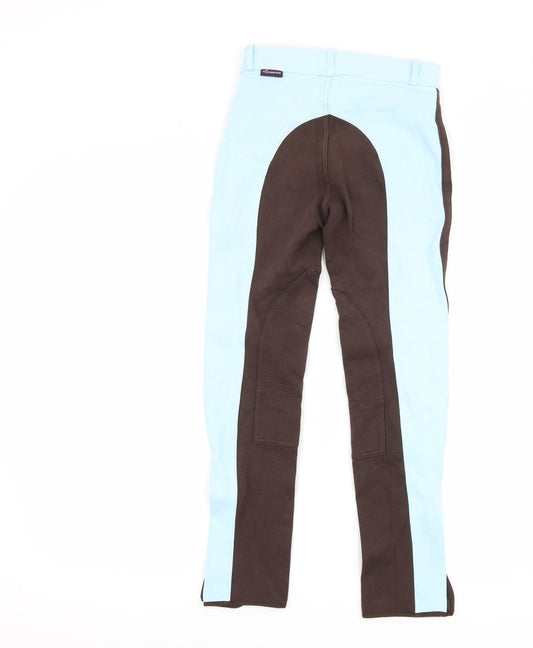 DECATHLON Girls Brown Jegging Trousers Size 11-12 Years - Jodhpurs