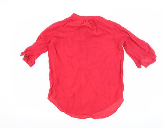 NEXT Womens Pink Basic Blouse Size 12