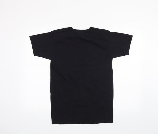 Fruit of the Loom Boys Black Basic T-Shirt Size S