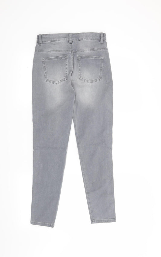Denim & Co. Girls Grey Skinny Jeans Size 11-12 Years
