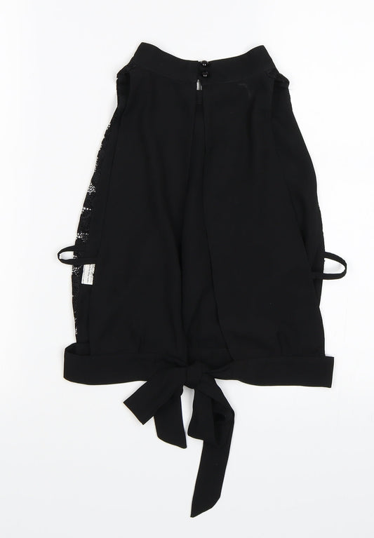 Love Womens Black Basic Tank Size M