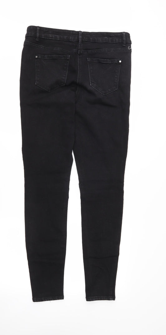 /Denim Womens Black Skinny Jeans Size 14 L28.5 in
