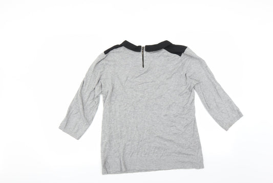Matalan Womens Grey Pullover Jumper Size 12