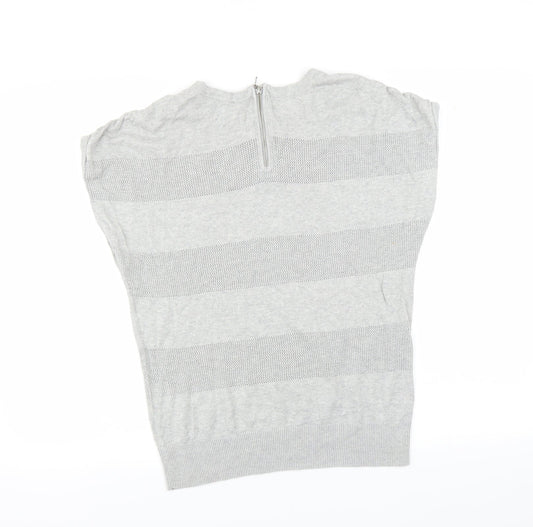 Warehouse Womens Grey Pullover Jumper Size 10
