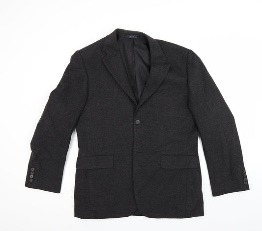 Atlantic Bay Mens Grey Jacket Blazer Size 40