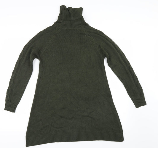 Select Womens Green Knit Pullover Jumper Size 10