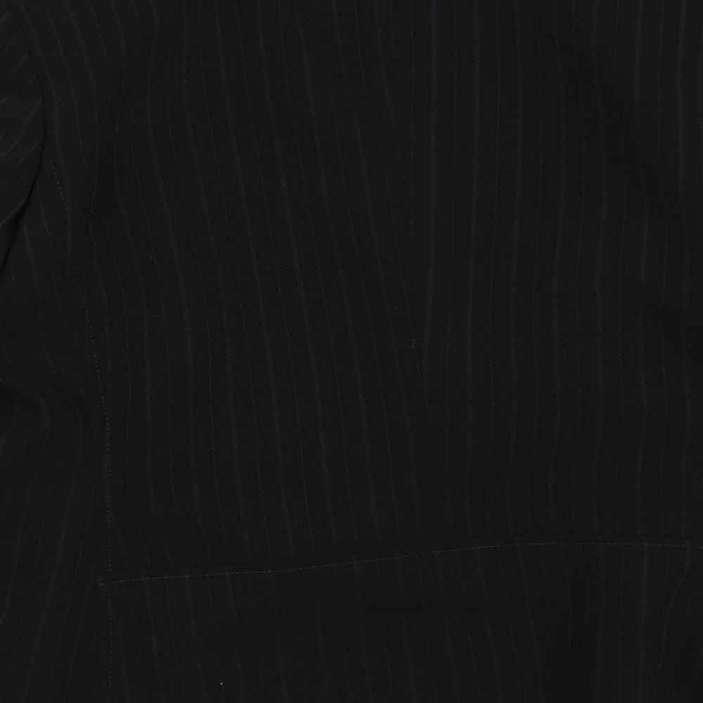Papaya Womens Black Jacket Blazer Size 12